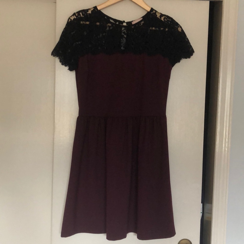 Love Andy skater dress lace top